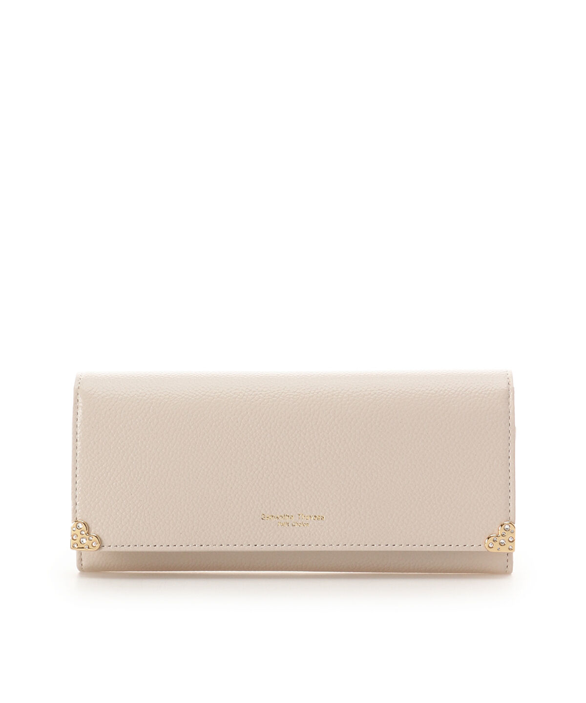 Samantha Thavasa Petit Choice「ハート金具 長財布」|財布|ベージュ