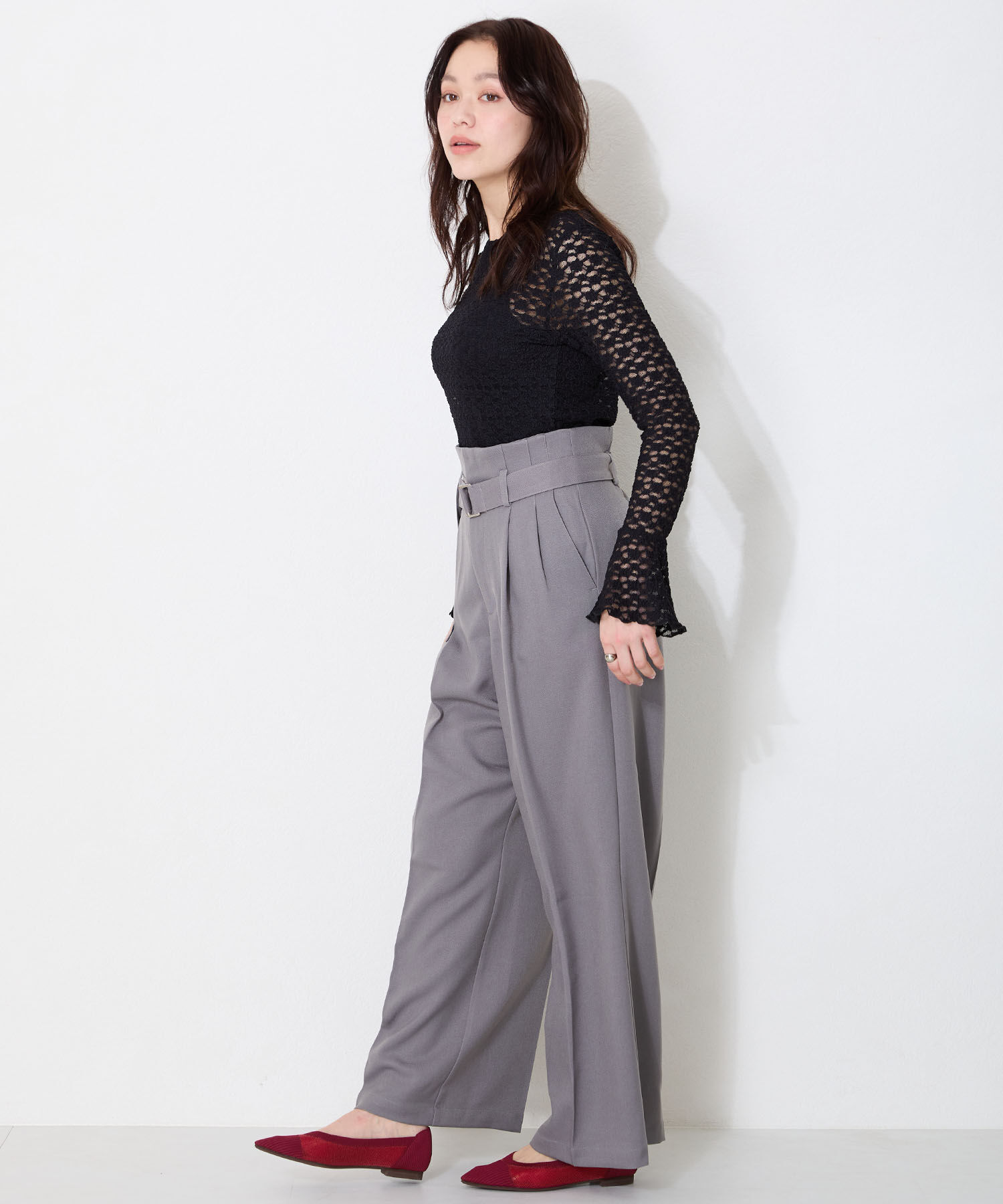 WA Oriental TRaffic「●人気アイテム● 軽量 シアー ニットパンプス /52108 柔らかい クッション」|パンプス|