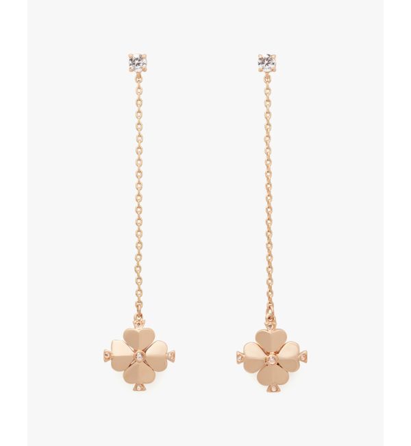 kate spade new york「レガシー ロゴ スペード フラワー リニア ピアス」|ピアス|MULTI