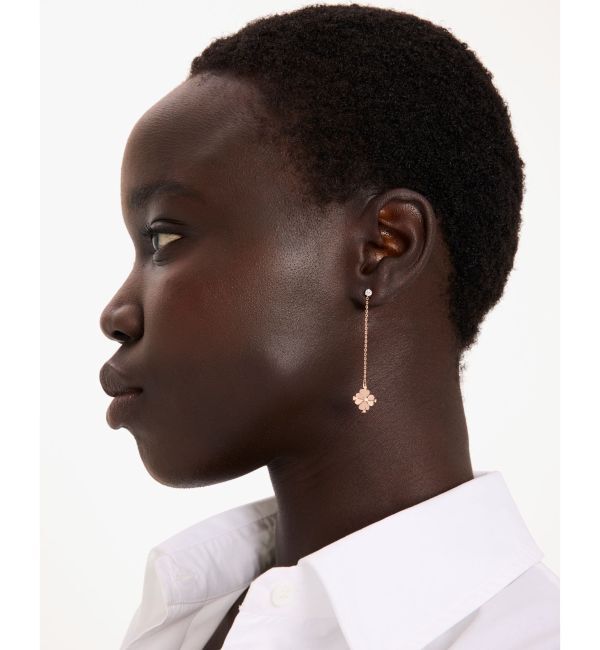 kate spade new york「レガシー ロゴ スペード フラワー リニア ピアス」|ピアス|