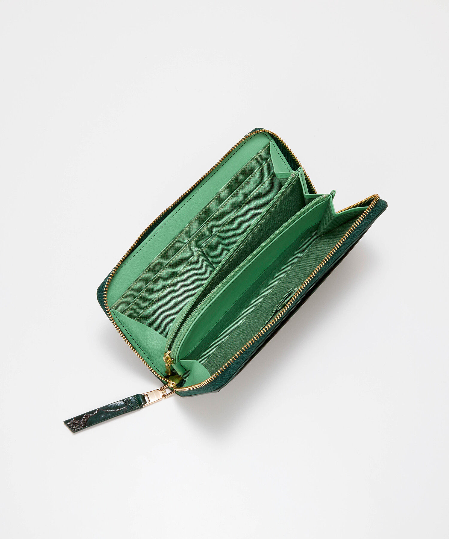 TOPKAPI BREATH「【TREASURE TOPKAPI】ローズエンボス ツヤ レザー ラウンドファスナー 長財布」|財布|