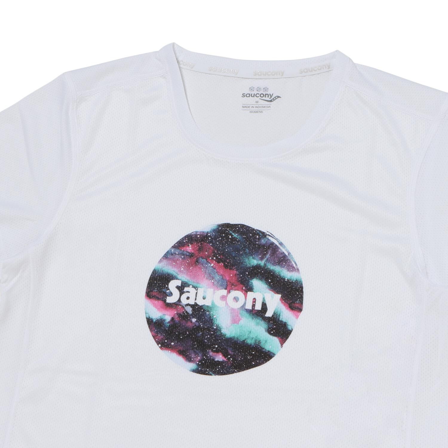 saucony「【SAUCONYｱﾊﾟﾚﾙ】W STOPWATCH GRAPHIC S/S」|Tシャツ・カットソー|