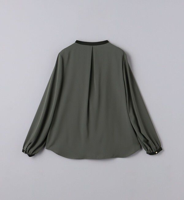 UNITED ARROWS「バイカラー パイピング ブラウス」|シャツ・ブラウス|