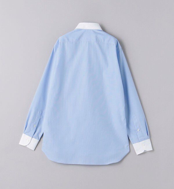 UNITED ARROWS「イージーケア AG マイクロチェック セミワイド クレリックカラーシャツ -抗菌防臭-」|シャツ・ブラウス|