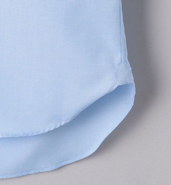 UNITED ARROWS「イージーケア AG マイクロチェック セミワイド クレリックカラーシャツ -抗菌防臭-」|シャツ・ブラウス|