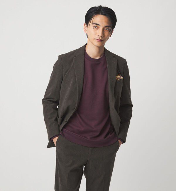 UNITED ARROWS green label relaxing「L/A ダンボール ビズ クルーネック カットソー」|Tシャツ・カットソー|