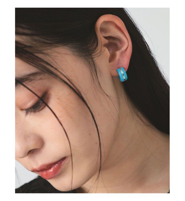 Ray BEAMS 「Otro Accesorio / ドロップ ピアス」|ピアス|BLUE