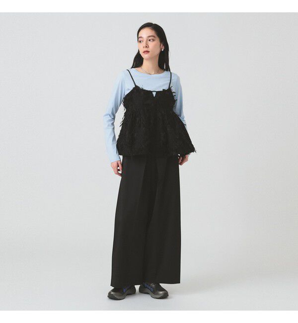 Ray BEAMS 「フリンジ ジャカード キャミソール」|キャミソール|