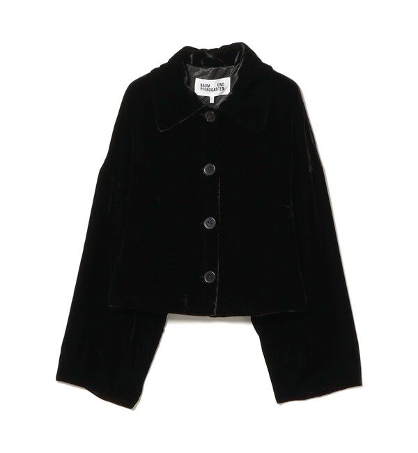 Demi-Luxe BEAMS 「BAUM UND PFERDGARTEN / ベルベット 4ボタン ジャケット」|ダッフルコート|