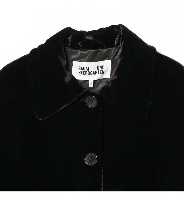 Demi-Luxe BEAMS 「BAUM UND PFERDGARTEN / ベルベット 4ボタン ジャケット」|ダッフルコート|