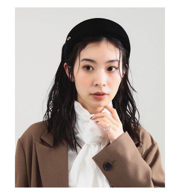 Demi-Luxe BEAMS 「ENTWURFEIN / ベルベット カチューシャ」|その他|BLACK