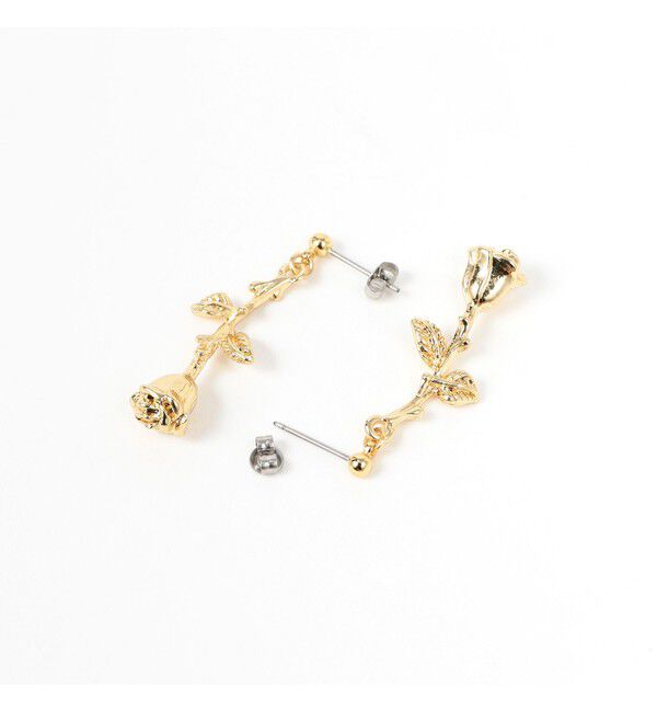 Ray BEAMS 「ローズ ダングル ピアス」|ピアス|
