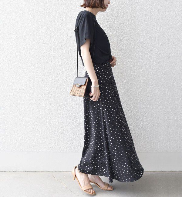 SHIPS for women「【WEB限定】 SHIPS ラウンド プリント ロゴ TEE」|Tシャツ・カットソー|