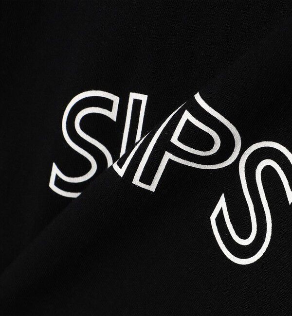 SHIPS for women「【WEB限定】 SHIPS ラウンド プリント ロゴ TEE」|Tシャツ・カットソー|