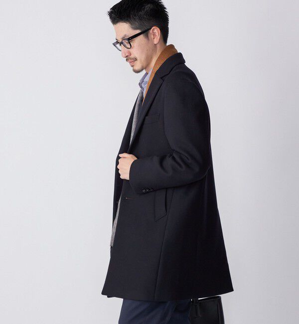 SHIPS「SHIPS: スーパー160'S メリノウール メルトン チェスターコート」|チェスターコート|