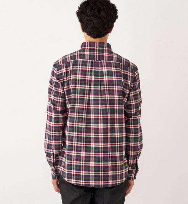 SHIPS Colors 「SHIPS Colors: ネルチェック ボダンダウン カラー ロングスリーブ ドレスシャツ」|シャツ・ブラウス|