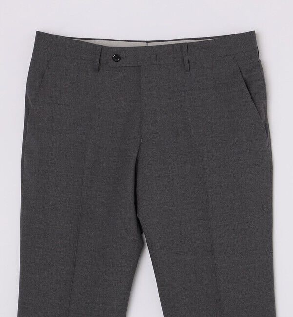 SHIPS「SHIPS: 〈手洗い可能〉ラスティック ウォッシャブル ストレッチ パンツ(無地)」|スラックス|