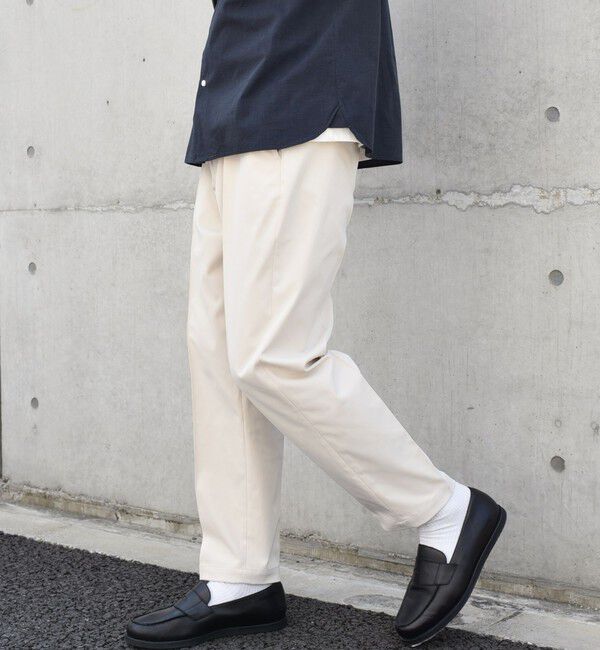 SHIPS any「SHIPS any: 〈洗濯機可能〉センタークリース ステッチ テーパード イージー チノパンツ◇」|チノ|