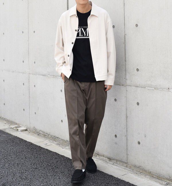 SHIPS any「SHIPS any: 〈洗濯機可能〉センタークリース ステッチ テーパード イージー チノパンツ◇」|チノ|