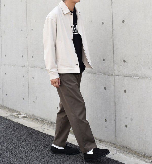 SHIPS any「SHIPS any: 〈洗濯機可能〉センタークリース ステッチ テーパード イージー チノパンツ◇」|チノ|