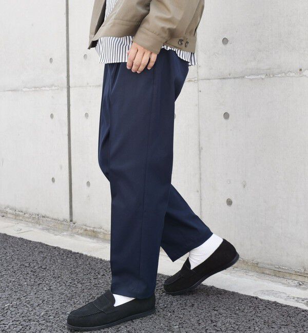 SHIPS any「SHIPS any: 〈洗濯機可能〉センタークリース ステッチ テーパード イージー チノパンツ◇」|チノ|