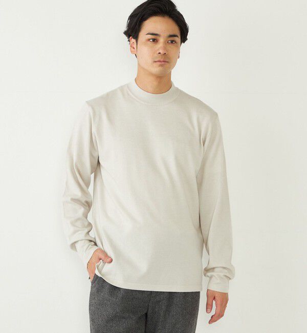 SHIPS Colors 「SHIPS Colors:〈吸湿発熱・手洗い可能〉Solist(R) Heat モックネック ニット」|ニット・セーター|