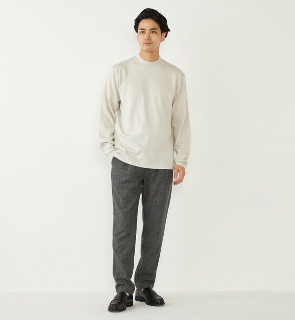 SHIPS Colors 「SHIPS Colors:〈吸湿発熱・手洗い可能〉Solist(R) Heat モックネック ニット」|ニット・セーター|