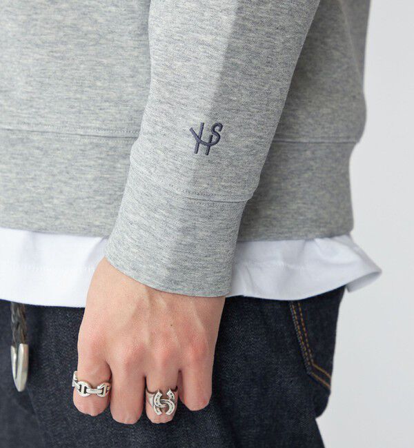 SHIPS「【WEB限定】SHIPS: ワンポイントロゴ ガスコットン ダブルニット ジップパーカー（セットアップ対応）」|パーカー|