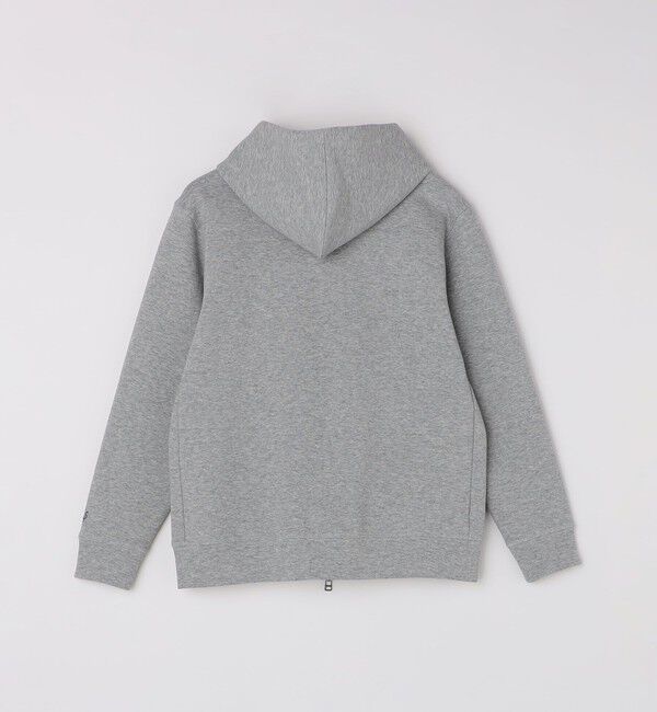 SHIPS「【WEB限定】SHIPS: ワンポイントロゴ ガスコットン ダブルニット ジップパーカー（セットアップ対応）」|パーカー|