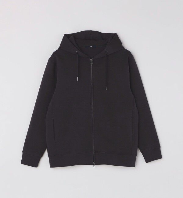 SHIPS「【WEB限定】SHIPS: ワンポイントロゴ ガスコットン ダブルニット ジップパーカー（セットアップ対応）」|パーカー|