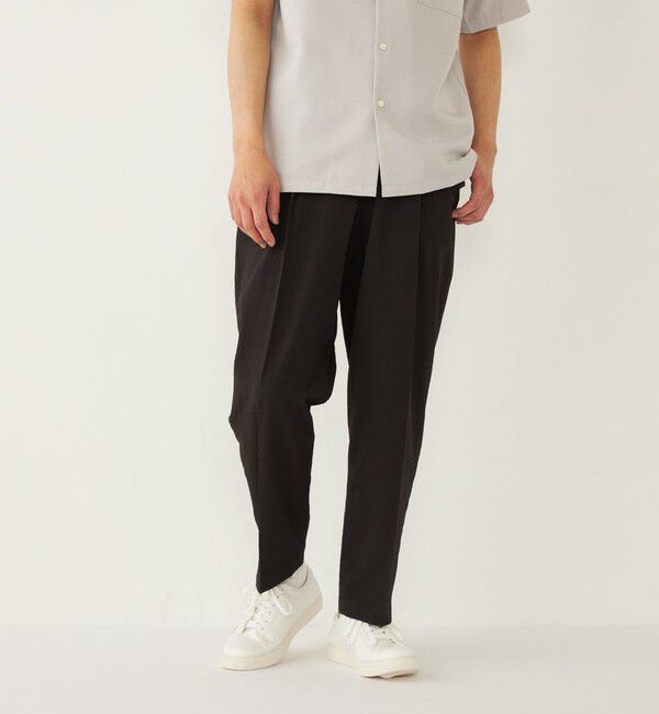 SHIPS Colors 「SHIPS Colors:〈接触冷感・吸水速乾・洗濯機可能〉ライト サッカー イージー パンツ◇」|その他|ブラック