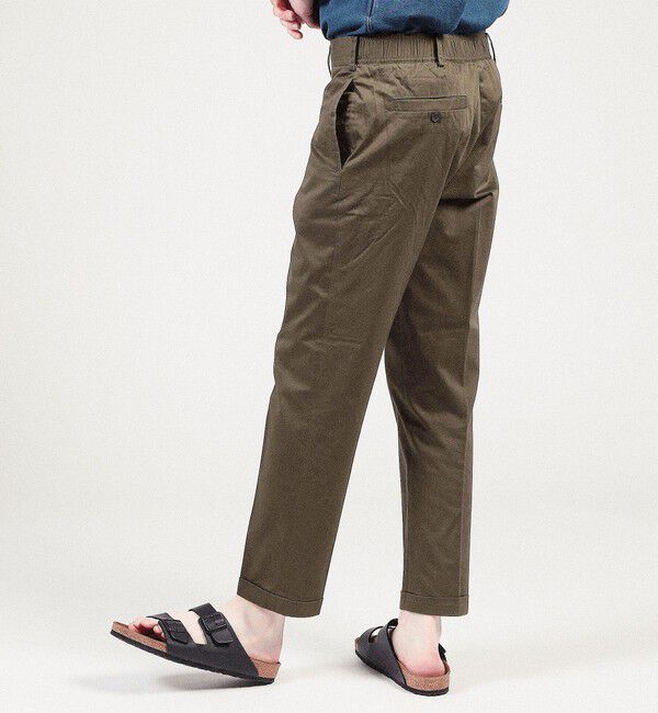 TOMORROWLAND MENS「コットンポリウレタン バックシャーリングスリムテーパードパンツ」|その他|