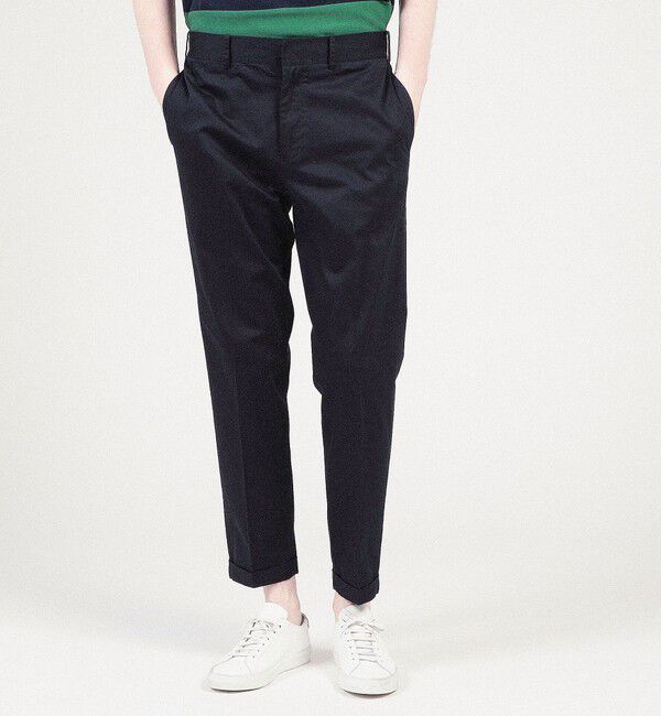 TOMORROWLAND MENS「コットンポリウレタン バックシャーリングスリムテーパードパンツ」|その他|