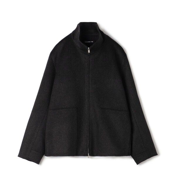 GALERIE VIE「カシミヤビーバー ジップブルゾン」|ブルゾン・スタジャン|17 チャコールグレー