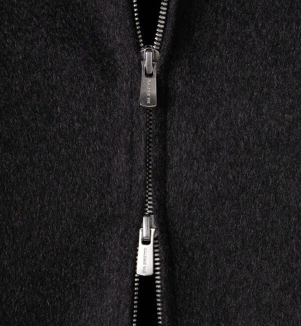 GALERIE VIE「カシミヤビーバー ジップブルゾン」|ブルゾン・スタジャン|