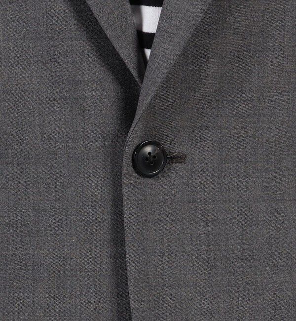 TOMORROWLAND MENS「ウールポリエステル シングルブレステッド2Bジャケット」|テーラードジャケット|