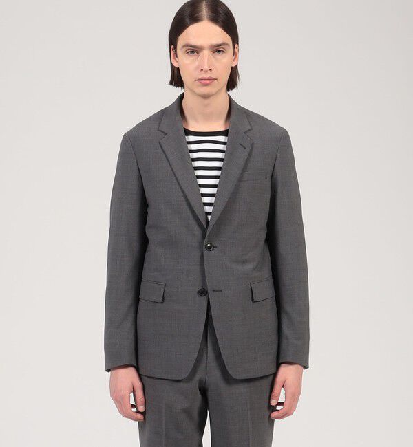 TOMORROWLAND MENS「ウールポリエステル シングルブレステッド2Bジャケット」|テーラードジャケット|