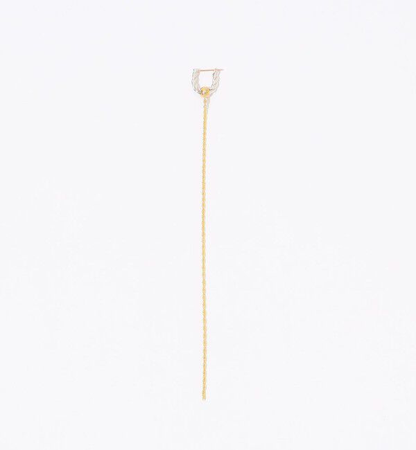 TOMORROWLAND GOODS「PLOW wreath pieceU チェーンピアス」|ピアス|