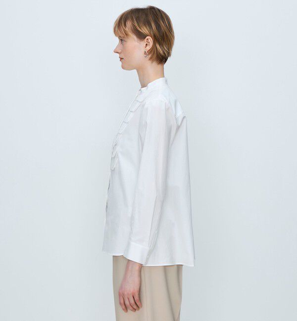 TOMORROWLAND collection「【WEB先行予約】コンパクトブロード タックボザムブラウス」|シャツ・ブラウス|