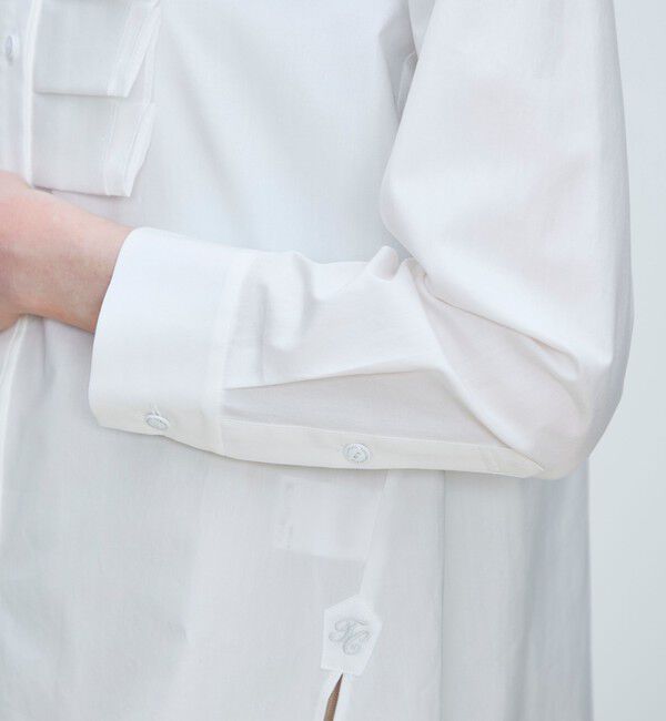 TOMORROWLAND collection「【WEB先行予約】コンパクトブロード タックボザムブラウス」|シャツ・ブラウス|