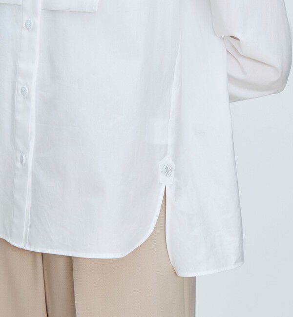 TOMORROWLAND collection「【WEB先行予約】コンパクトブロード タックボザムブラウス」|シャツ・ブラウス|