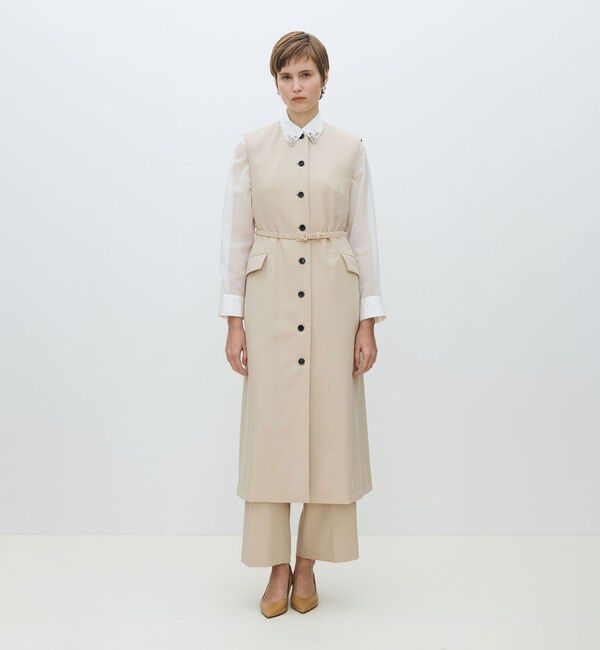 TOMORROWLAND collection「【WEB先行予約】ブロークンオックス ジレワンピース」|ワンピース|