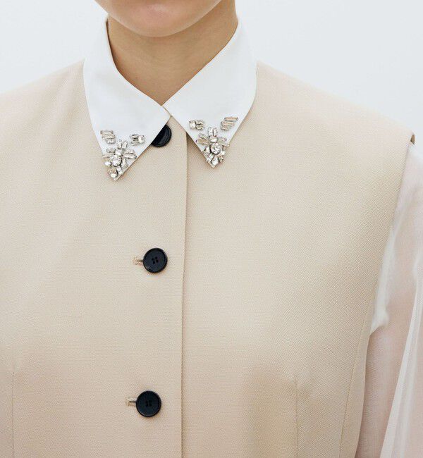 TOMORROWLAND collection「【WEB先行予約】ブロークンオックス ジレワンピース」|ワンピース|