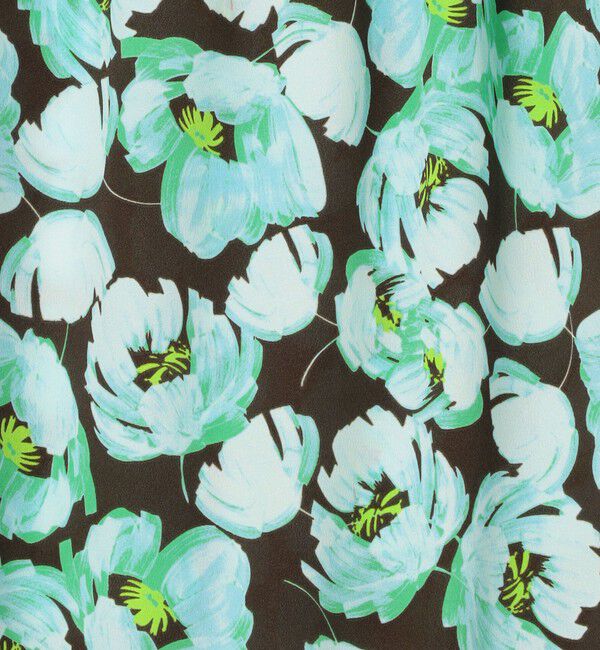 Ballsey「フェザリーフラワープリント ティアードワンピース」|ワンピース|