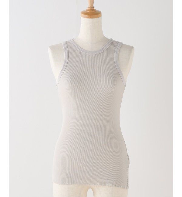  「SOFT RIB TANK：タンクトップ」|タンクトップ|グレーB