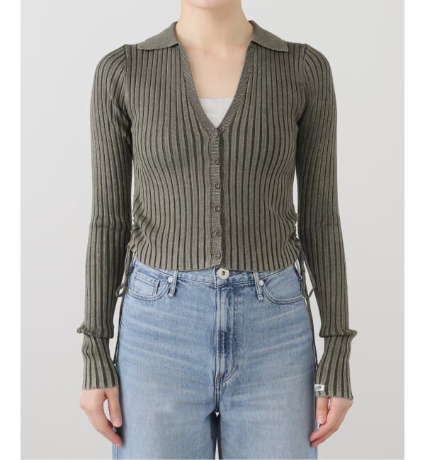 JOINT WORKS「GUESS/ゲス GO SHIRRED TIE CARDIGAN」|カーディガン|