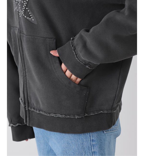 JOINT WORKS「GUESS/ゲス GO OS STAR RHINESTON HOODIE」|パーカー|