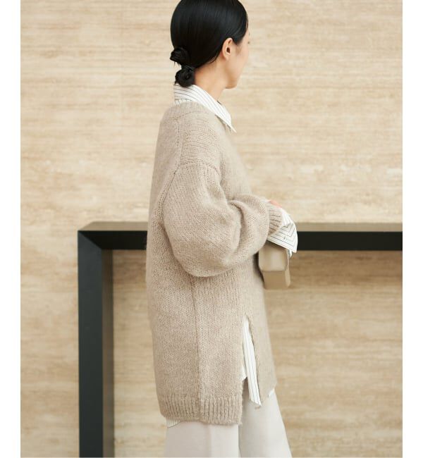 めいたん様【plage】Alpaca mix slit ニット 新品タグ付き plage（プラージュ） ニット セーター Alpaca mix slit ニット