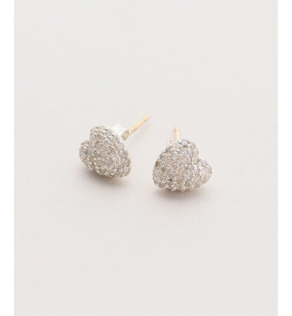 IENA「MALUS/マリュス heart earrings ピアス(両耳) MSJ-016」|ピアス|シルバー