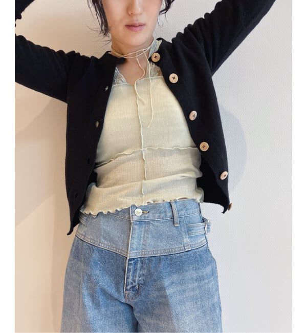 IENA LA BOUCLE「Baserange/ベースレンジ TIER カーディガン PUTCRC-WI25」|カーディガン|